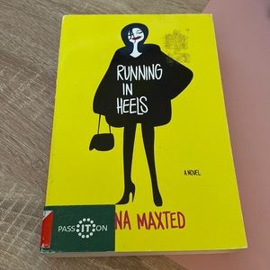 Paperback book “running in heels”